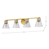 GIANNA 4 LIGHT VANITY - 60-8344