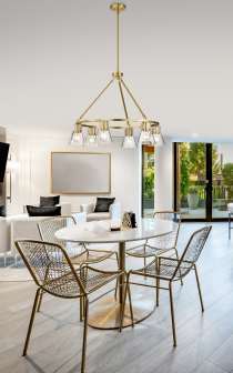 GIANNA 6 LIGHT CHANDELIER - 60-8345