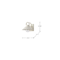 RIDGE MED OUTDOOR LANTERN WHT - 60-8521