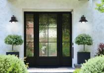 RIDGE MED OUTDOOR LANTERN BLK - 60-8541