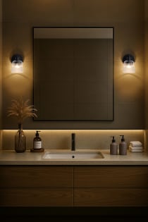 GRAYSON 1 LIGHT VANITY - 60-8601