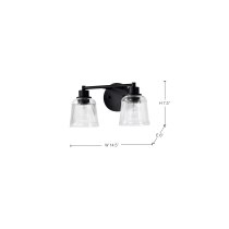 GRAYSON 2 LIGHT VANITY - 60-8602