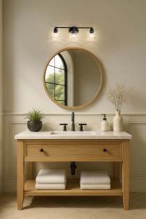GRAYSON 3 LIGHT VANITY - 60-8603