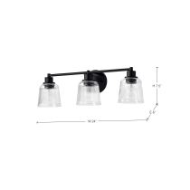GRAYSON 3 LIGHT VANITY - 60-8603