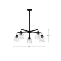 GRAYSON 5 LIGHT CHANDELIER - 60-8611
