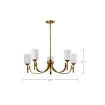 SOLARA 5 LIGHT CHANDELIER - 60-8670