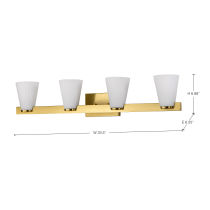 ROYALE 4 LIGHT VANITY - 60-8724