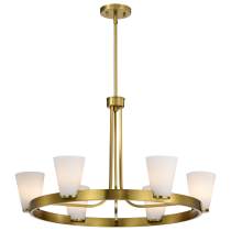 ROYALE 6 LIGHT CHANDELIER - 60-8726
