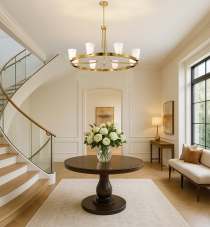 ROYALE 8 LIGHT CHANDELIER - 60-8729