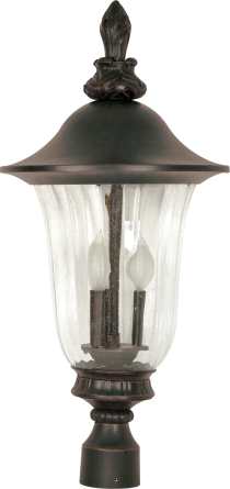 PARISIAN 3 LT POST LANTERN - 60-983