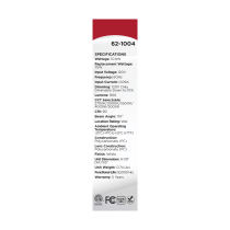 11W 7" 5CCT 120V WHT FIXTURE - 62-1004