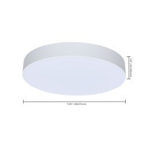 11W 7" 5CCT 120V WHT FIXTURE - 62-1004