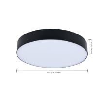 11W 7" 5CCT 120V BLK FIXTURE - 62-1006