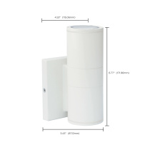 1 LT LED SM UP OR DOWN SCONCE - 62-1137