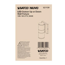 1 LT LED SM UP OR DOWN SCONCE - 62-1139