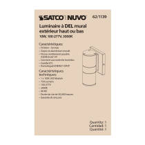 1 LT LED SM UP OR DOWN SCONCE - 62-1139