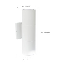 2 LT LED LG UP & DOWN SCONCE - 62-1143R1