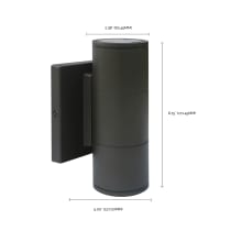 2 LT LED SM UP & DOWN SCONCE - 62-1145R1