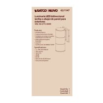 1 LT LED LG UP OR DOWN SCONCE - 62-1147