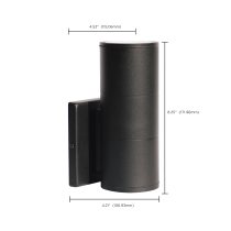 1 LT LED LG UP OR DOWN SCONCE - 62-1148