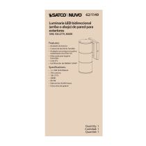 1 LT LED LG UP OR DOWN SCONCE - 62-1149