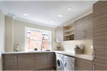 7" LED DISK LIGHT WHITE FINISH - 62-1161