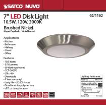 7" LED DISK LIGHT - 62-1162