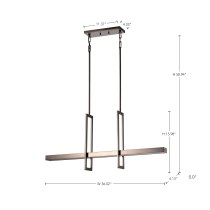 FRAME LED ISLAND PENDANT - 62-116