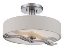 WAVE LED SEMI-FLUSH - 62-118