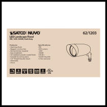 LED 9W LANDSCAPE FLOOD - 62-1203