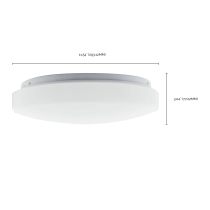 11" ACRYLIC LED FLUSH FIXTURE - 62-1210