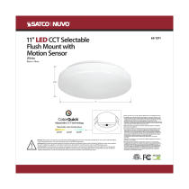 11" ACRYLIC LED FLUSH FIXTURE - 62-1211