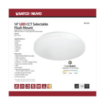 14" ACRYLIC LED FLUSH FIXTURE - 62-1212