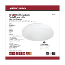14" ACRYLIC LED FLUSH FIXTURE - 62-1213