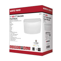 11" SQUARE ACRYLIC LED FLUSH - 62-1214