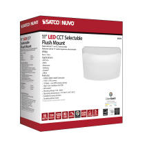 11" SQUARE ACRYLIC LED FLUSH - 62-1214