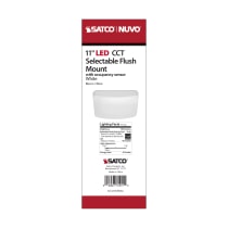 11" SQUARE ACRYLIC LED FLUSH - 62-1215