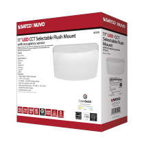 11" SQUARE ACRYLIC LED FLUSH - 62-1215