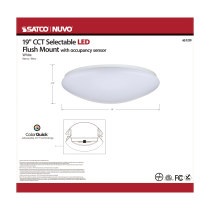 19" ACRYLIC LED FLUSH FIXTURE - 62-1219