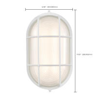 LED OVAL BULK HEAD - 62-1390