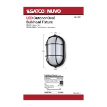 LED OVAL BULK HEAD - 62-1391