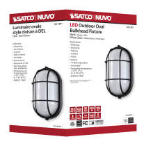LED OVAL BULK HEAD - 62-1391