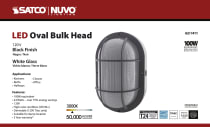LED OVAL BULK HEAD - 62-1411