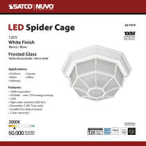 LED SPIDER CAGE - 62-1419