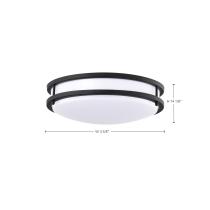 LED GLAMOUR BL 13" FLUSH - 62-1436