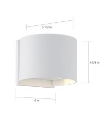 LIGHTGATE LED ROUND SCONCE - 62-1465