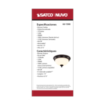 LED 19W 13" FLUSH MOUNT 3000K - 62-1558