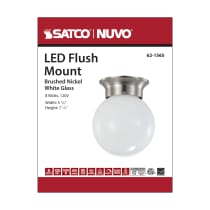 LED 8W 6" LED FLUSH 3000K - 62-1565