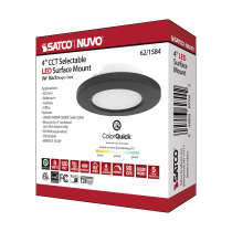 4" LED SURFACE MOUNT/BLACK - 62-1584
