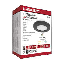 4" LED SURFACE MOUNT/BLACK - 62-1584